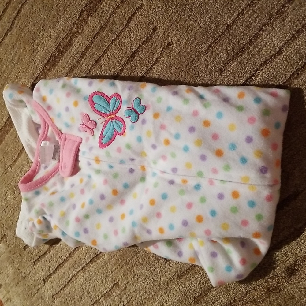 Absorba size 2T fleece footie pjs